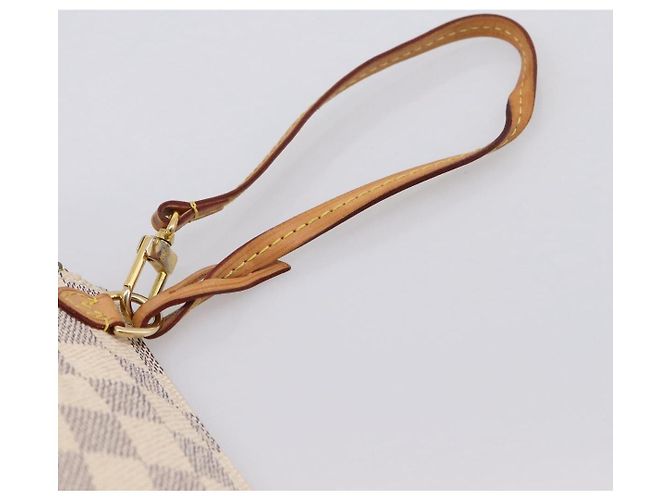 LOUIS VUITTON Damier Azur Neverfull PM Pouch Accessory Pouch LV Auth 204722 - vista 8