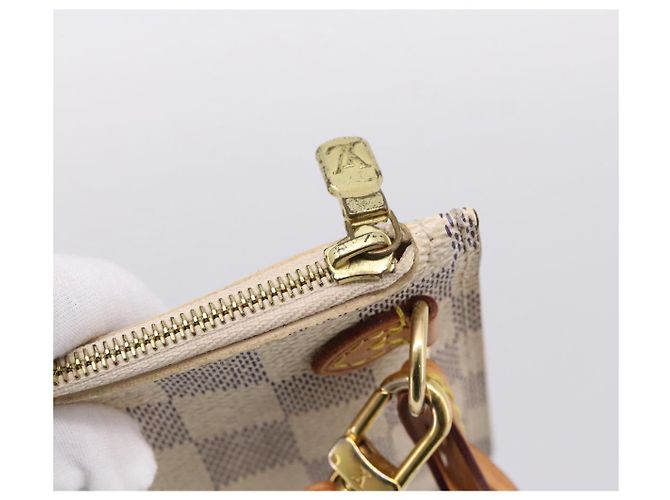 LOUIS VUITTON Damier Azur Neverfull PM Pouch Accessory Pouch LV Auth 204722 - vista 9