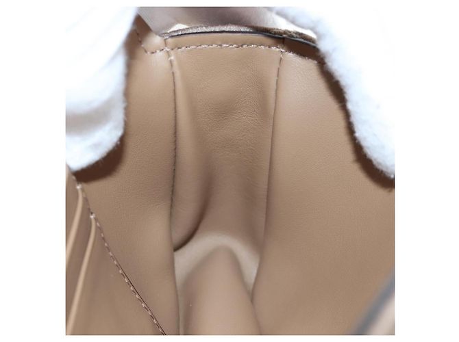 Borsa a spalla FENDI Baguette Shearing 2way Beige Gold Auth 203787SAM D'oro - vista 28