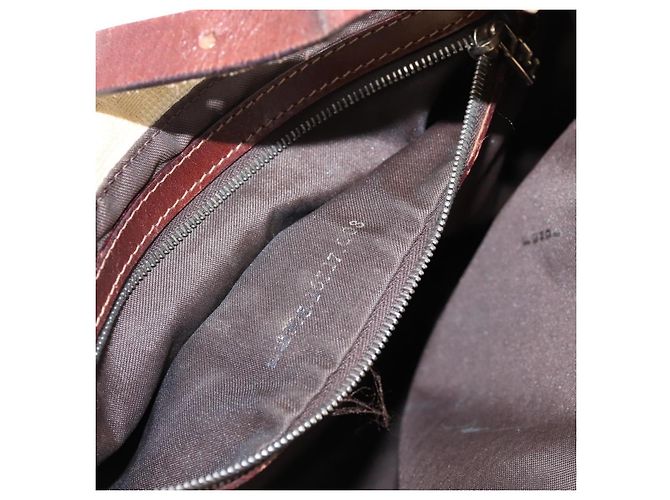 FENDI Zucca Canvas Mamma Baguette Tote Bag Beige Silver Auth BA15795A Silber - Ansicht 12