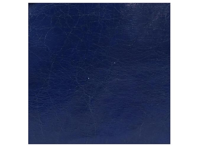 Borsa a mano Miu Miu Vitellolux 2way Blue Silver Auth 204308A Argento - vista 4