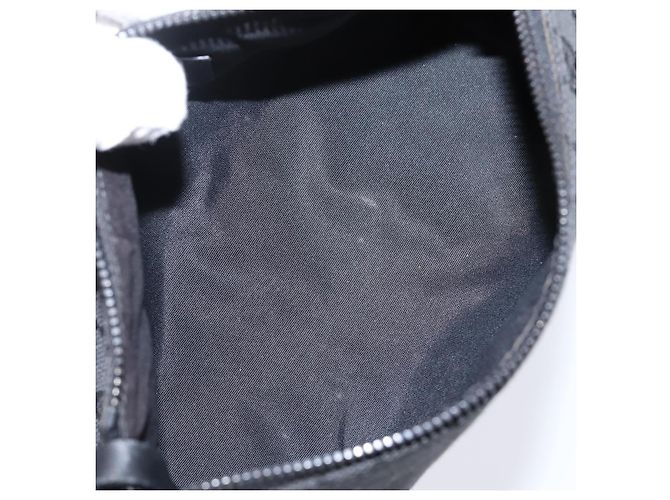 Borsa GUCCI GG Canvas Nero Argento 103399 Auth BA15792V - vista 17
