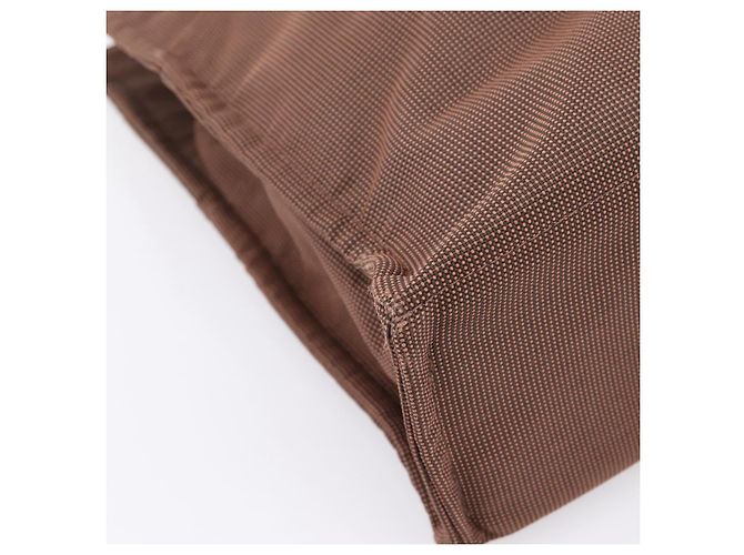Hermès HERMES Her Line MM Handtasche Canvas Brown Silver Auth 205885A Braun Silber - Ansicht 13