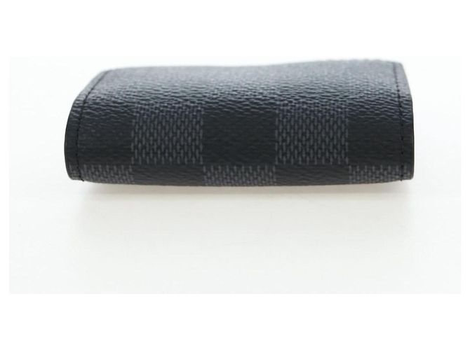 Gemelli LOUIS VUITTON Damier Graphite LV Catch Cuffs M80188 LV Auth 202616V Argento Damier ebene - vista 5