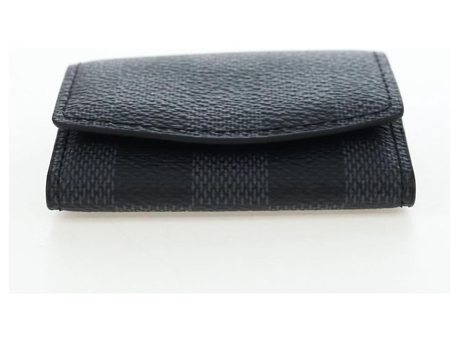 Gemelli LOUIS VUITTON Damier Graphite LV Catch Cuffs M80188 LV Auth 202616V Argento Damier ebene - vista 6