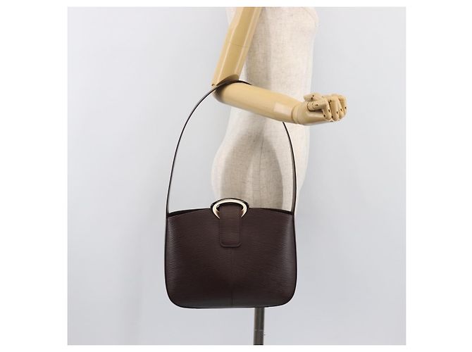 LOUIS VUITTON Borsa a tracolla Epi Revli Mocha M5216D LV Auth 203115V Marrone - vista 22