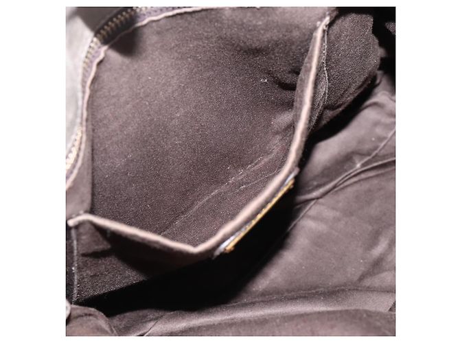 Borsa a mano Miu Miu in pelle 2way Grigio Oro Auth yk20941M Marrone D'oro - vista 23