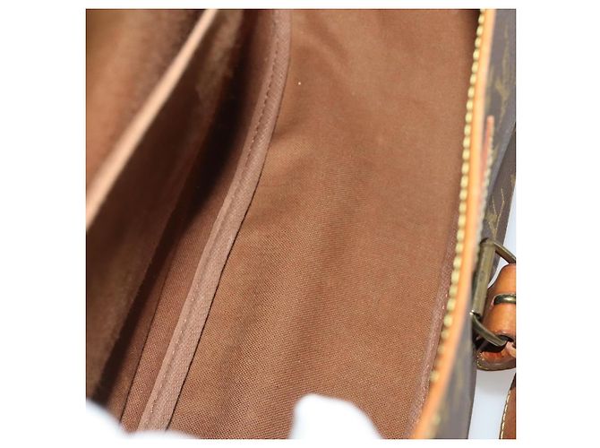 Borsa a tracolla LOUIS VUITTON Monogram Saumur 35 M42254 LV Auth 198486 Monogramma - vista 11