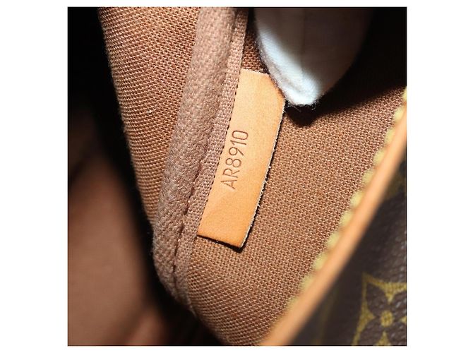 Borsa a tracolla LOUIS VUITTON Monogram Saumur 35 M42254 LV Auth 198486 Monogramma - vista 12