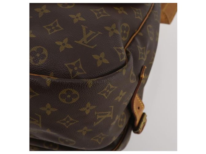 Borsa a tracolla LOUIS VUITTON Monogram Saumur 35 M42254 LV Auth 198486 Monogramma - vista 15