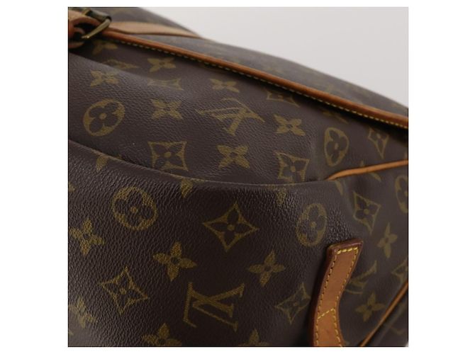 Borsa a tracolla LOUIS VUITTON Monogram Saumur 35 M42254 LV Auth 198486 Monogramma - vista 17