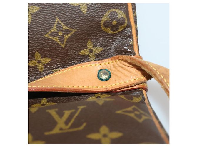 Borsa a tracolla LOUIS VUITTON Monogram Saumur 35 M42254 LV Auth 198486 Monogramma - vista 21