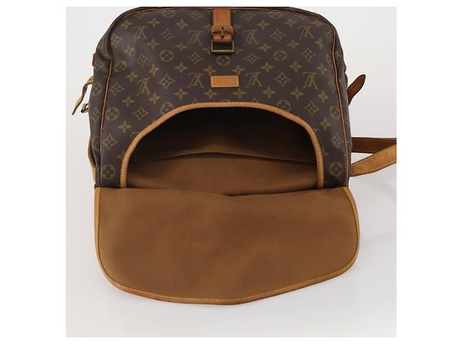 Borsa a tracolla LOUIS VUITTON Monogram Saumur 35 M42254 LV Auth 198486 Monogramma - vista 24
