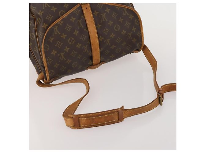 Borsa a tracolla LOUIS VUITTON Monogram Saumur 35 M42254 LV Auth 198486 Monogramma - vista 7