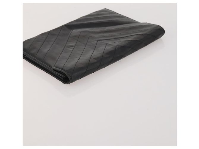 Autre Marque Borsa a mano SAINT LAURENT in pelle Set da 2 Nero Auth 200742 - vista 13