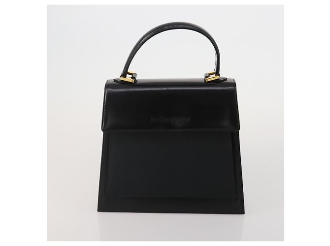 Autre Marque Borsa a mano SAINT LAURENT in pelle Set da 2 Nero Auth 200742 - vista 2