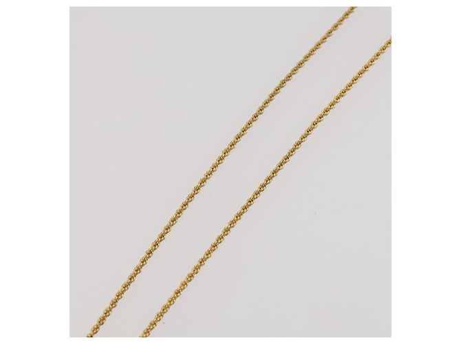 Collana Christian Dior metallo Gold Tone Auth 203858 - vista 11