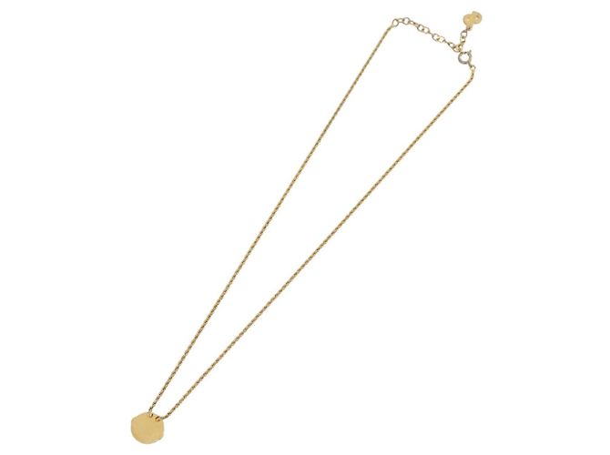 Collana Christian Dior metallo Gold Tone Auth 203858 - vista 8