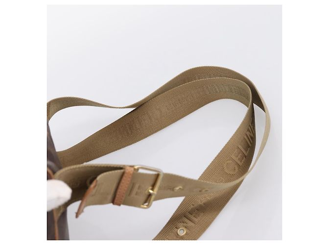 Céline CELINE Macadam Rucksack PVC Leather Brown Gold Tone Auth ka6222 Braun - Ansicht 11