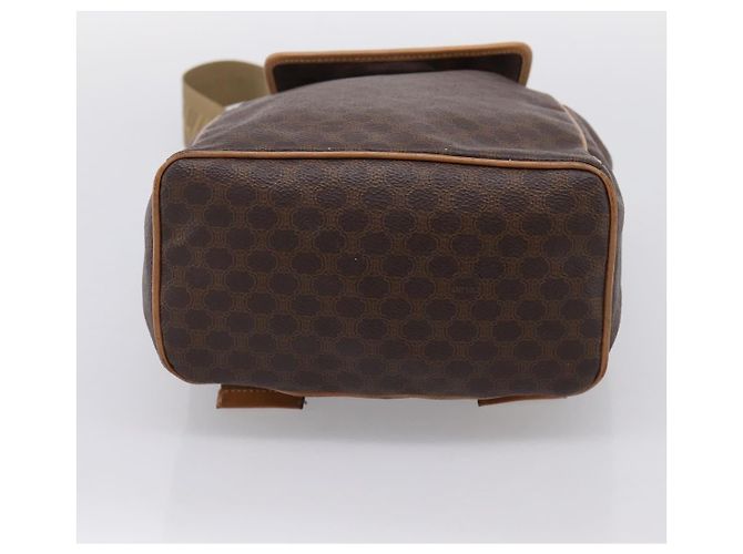 Céline CELINE Macadam Rucksack PVC Leather Brown Gold Tone Auth ka6222 Braun - Ansicht 13