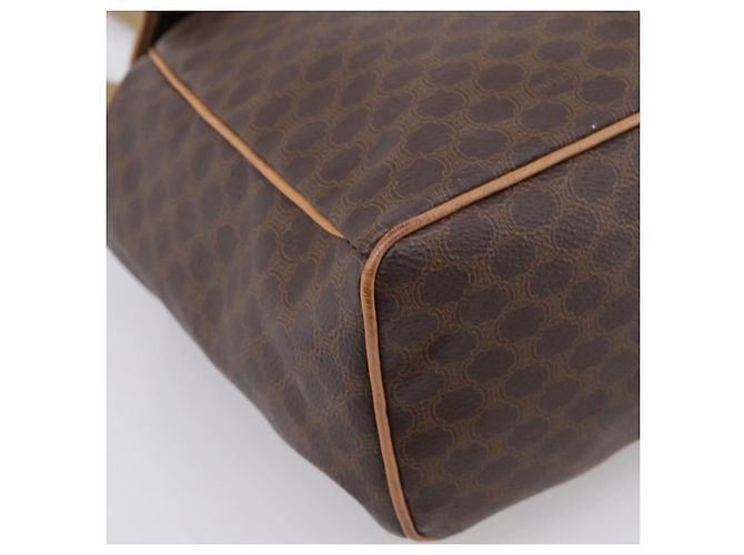 Céline CELINE Macadam Rucksack PVC Leather Brown Gold Tone Auth ka6222 Braun - Ansicht 15