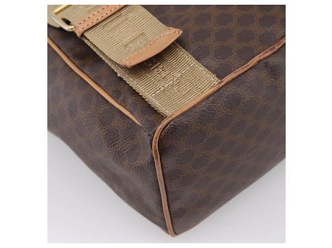 Céline CELINE Macadam Rucksack PVC Leather Brown Gold Tone Auth ka6222 Braun - Ansicht 17