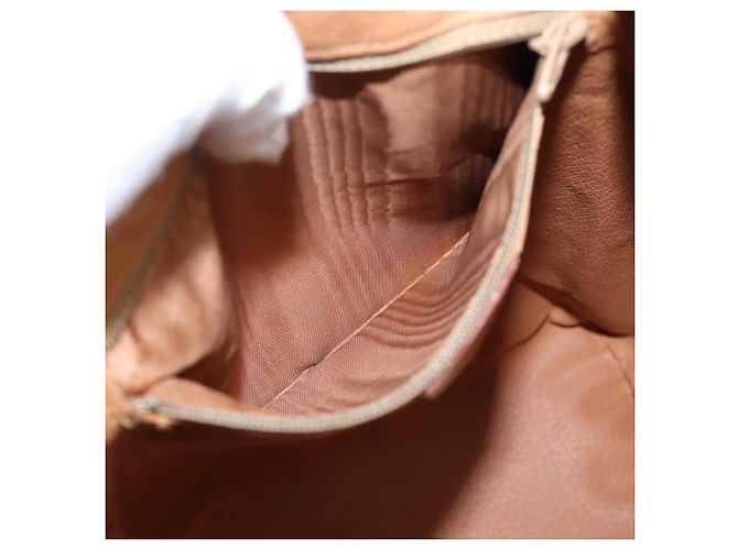 Céline CELINE Macadam Rucksack PVC Leather Brown Gold Tone Auth ka6222 Braun - Ansicht 24