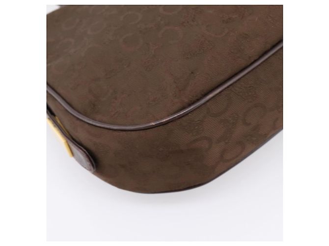 Céline CELINE C Sulky Schultertasche Brown Gold Auth 204267 Braun Golden - Ansicht 13