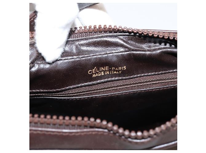 Céline CELINE C Sulky Schultertasche Brown Gold Auth 204267 Braun Golden - Ansicht 15