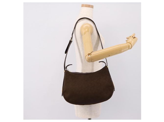 Céline CELINE C Sulky Schultertasche Brown Gold Auth 204267 Braun Golden - Ansicht 21