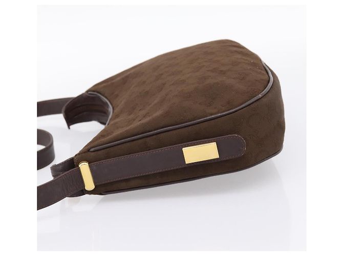 Céline CELINE C Sulky Schultertasche Brown Gold Auth 204267 Braun Golden - Ansicht 4