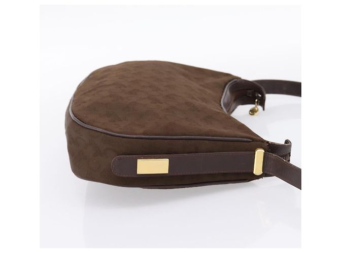 Céline CELINE C Sulky Schultertasche Brown Gold Auth 204267 Braun Golden - Ansicht 5