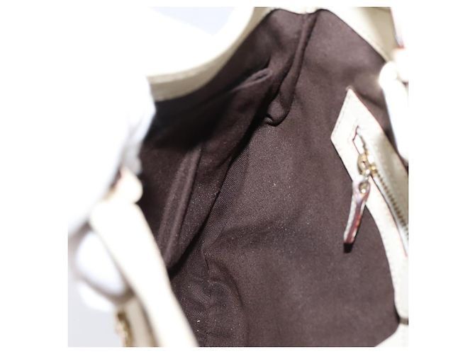 Borsa a tracolla GUCCI GG Canvas Pelle Beige Oro 145778 Auth 204438A D'oro - vista 20