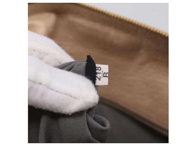 Borsa a Mano Miu Miu Vitellolux 2way Beige Gold Auth 204167V D'oro - vista 11