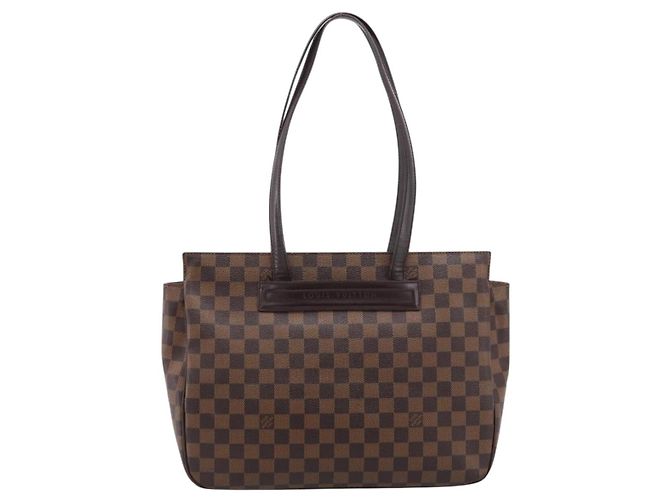Borsa Tote LOUIS VUITTON Damier Ebene Parioli PM N51123 LV Auth 201515A - vista 13