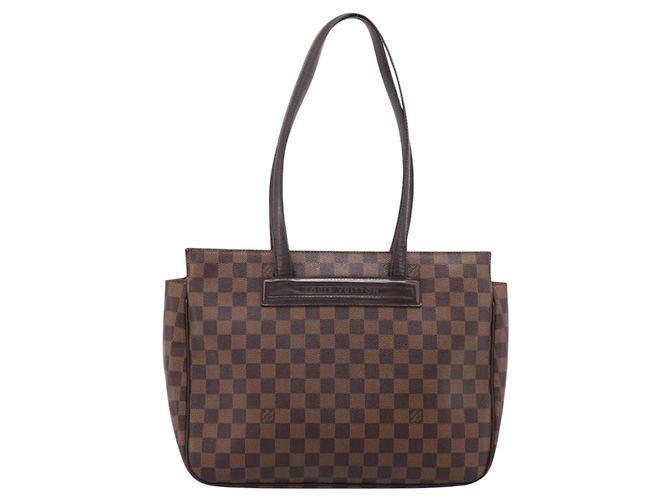 Borsa Tote LOUIS VUITTON Damier Ebene Parioli PM N51123 LV Auth 201515A - vista 2