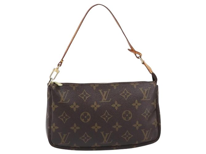 LOUIS VUITTON Monogram Pochette Accessoires Pouch M51980 LV Auth 204168 Monograma - vista 13