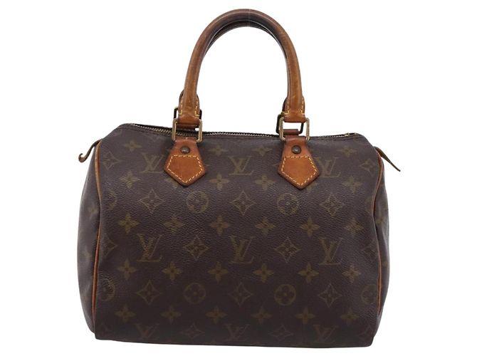 LOUIS VUITTON Monogram Speedy 25 Hand Bag M41528 LV Auth 201491 Monogramma - vista 13
