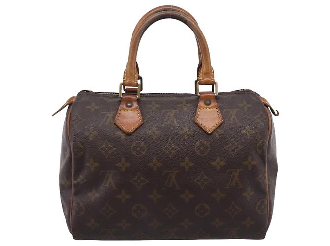 LOUIS VUITTON Monogram Speedy 25 Hand Bag M41528 LV Auth 201491 Monogramma - vista 2
