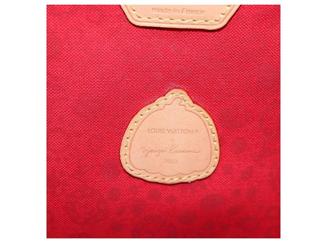 LOUIS VUITTON Yayoi Kusama Face Neverfull MM Tote Bag M46447 LV Auth 203277SAV Monogramma - vista 11