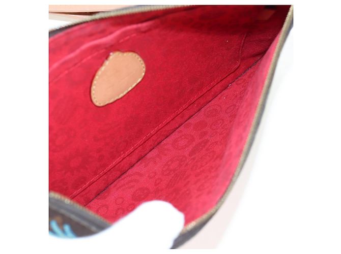 LOUIS VUITTON Yayoi Kusama Face Neverfull MM Tote Bag M46447 LV Auth 203277SAV Monogramma - vista 28