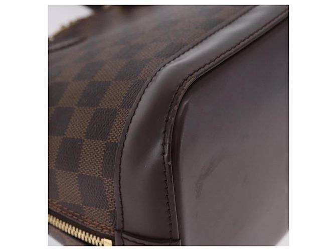 Borsa a mano LOUIS VUITTON Damier Ebene Alma N51131 LV Auth 205811A - vista 16