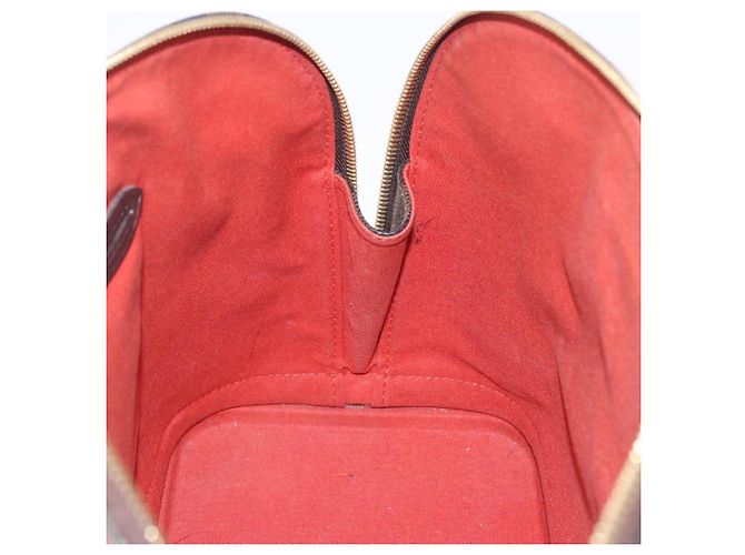 Borsa a mano LOUIS VUITTON Damier Ebene Alma N51131 LV Auth 205811A - vista 22