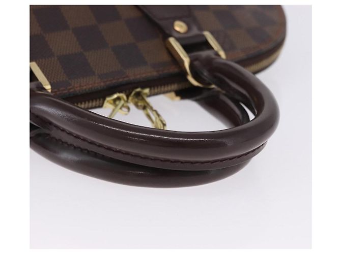 Borsa a mano LOUIS VUITTON Damier Ebene Alma N51131 LV Auth 205811A - vista 8