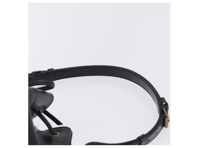 Borsa a tracolla LOUIS VUITTON Epi Petit Noe Nera M44102 LV Auth 205071A Nero - vista 14