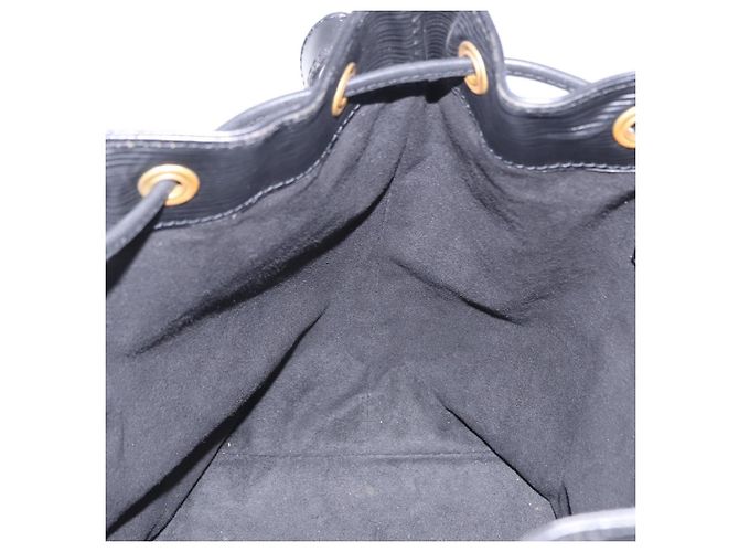 Borsa a tracolla LOUIS VUITTON Epi Petit Noe Nera M44102 LV Auth 205071A Nero - vista 23