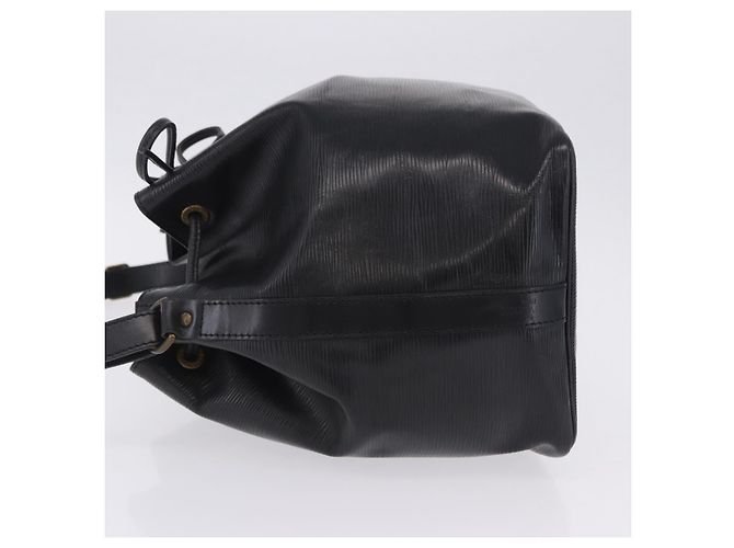 Borsa a tracolla LOUIS VUITTON Epi Petit Noe Nera M44102 LV Auth 205071A Nero - vista 4