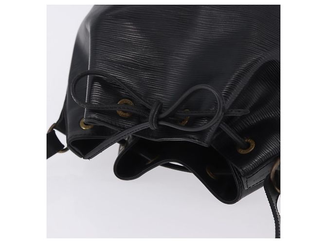 Borsa a tracolla LOUIS VUITTON Epi Petit Noe Nera M44102 LV Auth 205071A Nero - vista 6