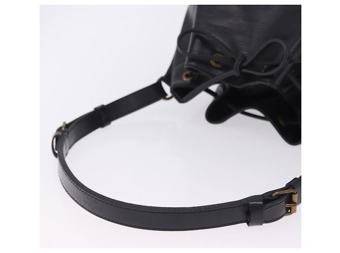 Borsa a tracolla LOUIS VUITTON Epi Petit Noe Nera M44102 LV Auth 205071A Nero - vista 7