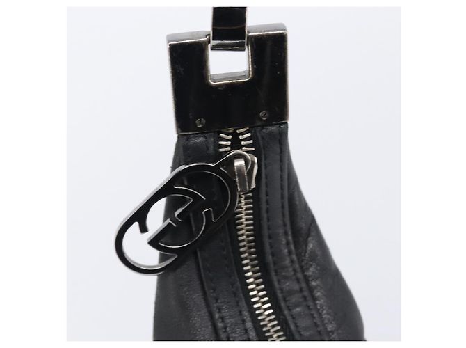 Borsa a Tracolla GUCCI Pelle Nero Argento 001 3814 Auth BA15533 - vista 16